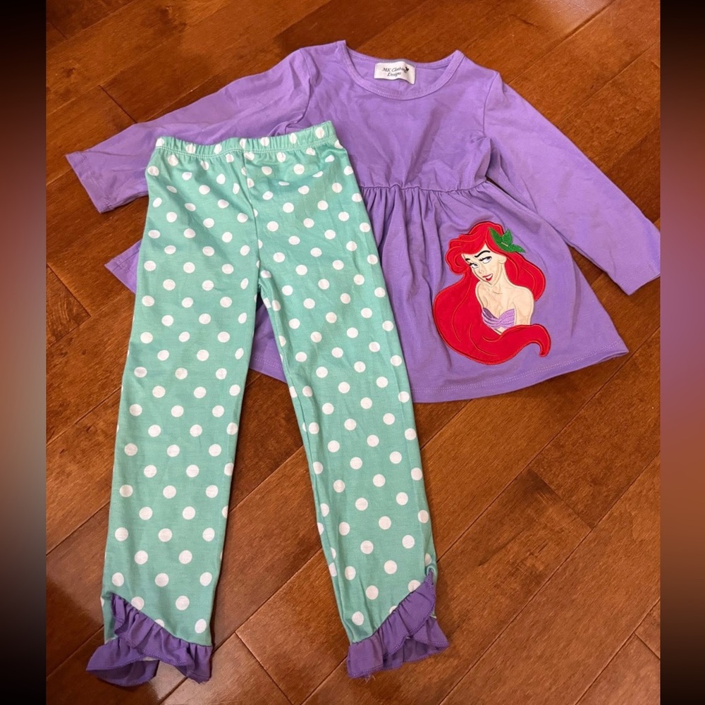 Little Mermaid Matching Set